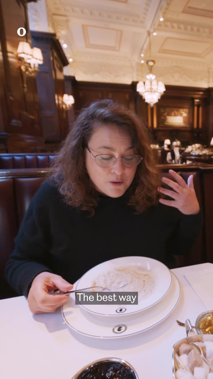 "I encourage an internal reality where I eat porridge in the Grand Divan at…