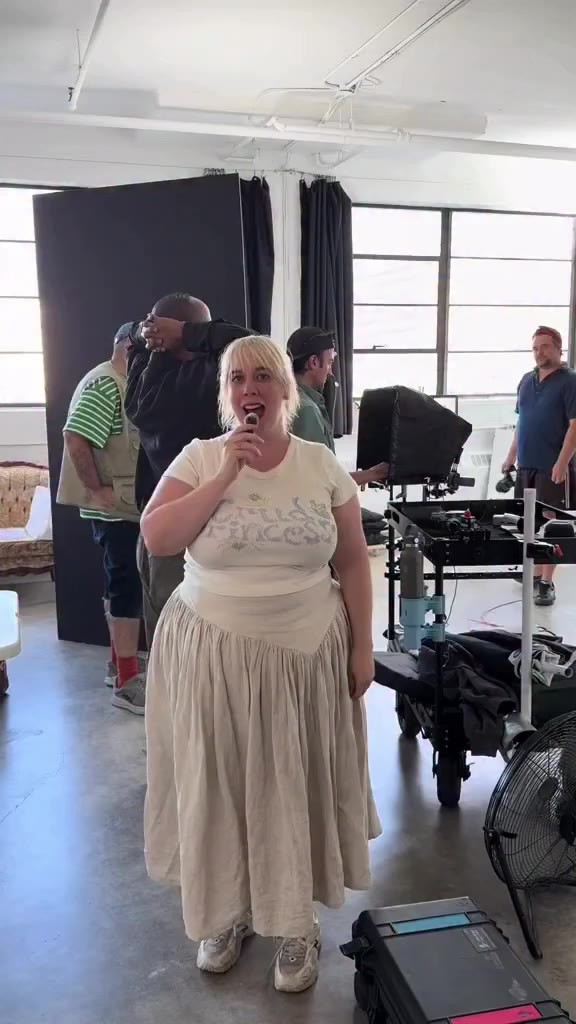 Eliza founded the brand. But we booked the model. So it’s even.