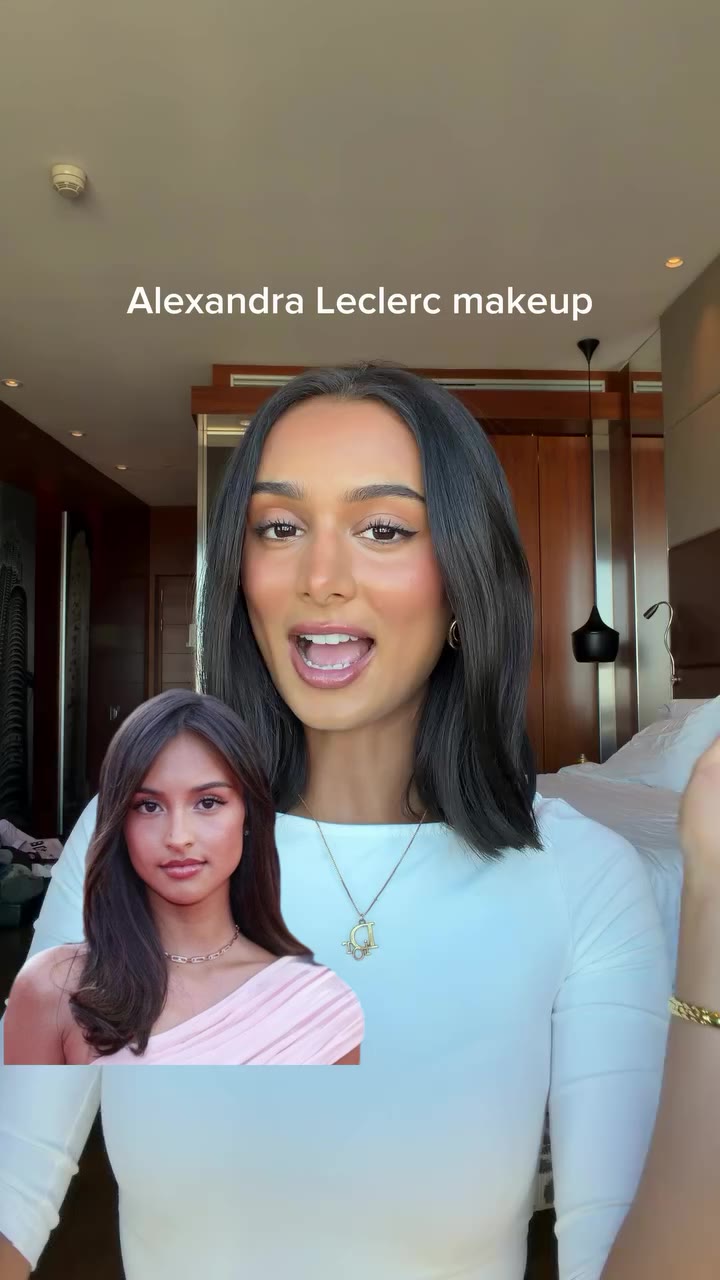 My version of Alexandra Leclerc makeup 💓 #f1 #formula1 #alexandraleclerc…