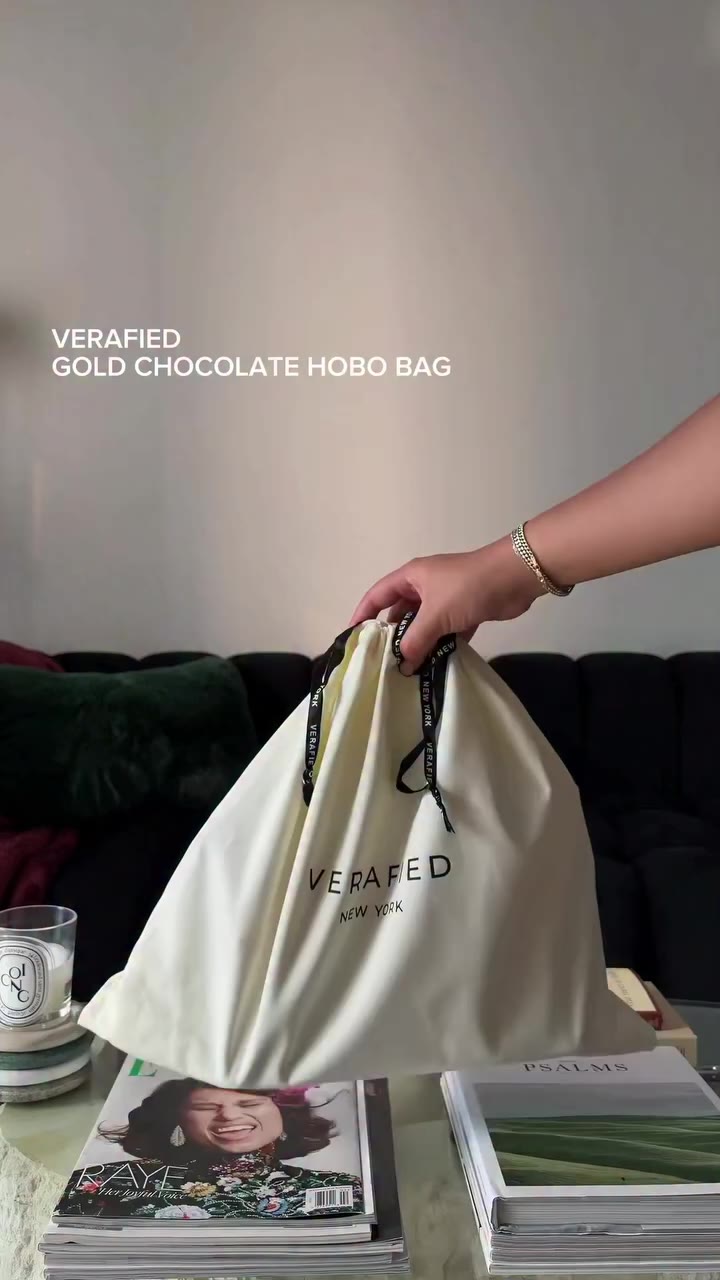 Latest addition to my collection the @verafied_official Gold Chocolate Hobo…