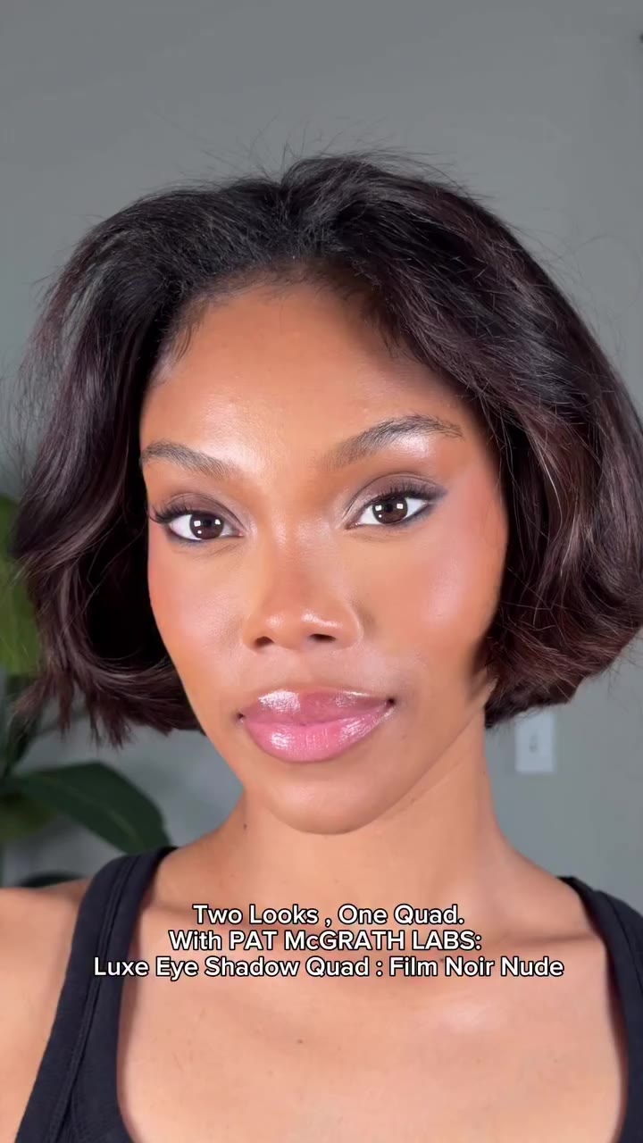 SOFT SMOKEY EYE to BOLD & DEFINED GLAM using Film Noir Nude ✨⭐️ @bri.giscombe