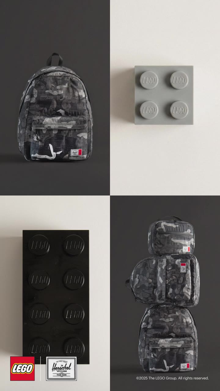 La creatividad toma nuevas formas con LEGO® x Herschel. Descubre la colección…