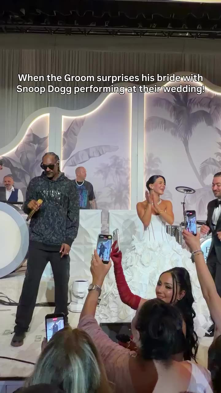 SNOOP DOGG A wedding & evening were never going to forget! ✨ BEST surprise a…