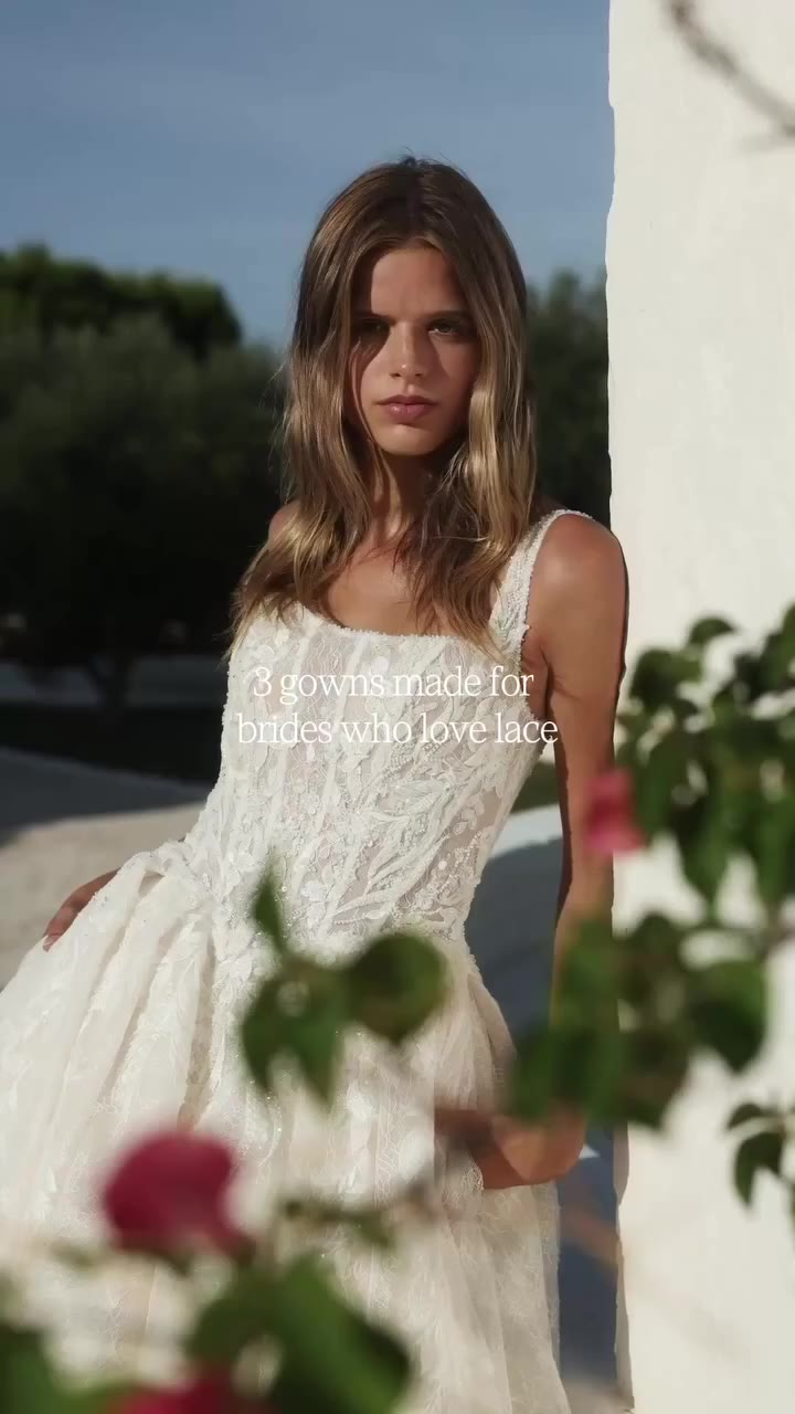 3 gowns made for brides who love lace. 🤍 From delicate lace details to…