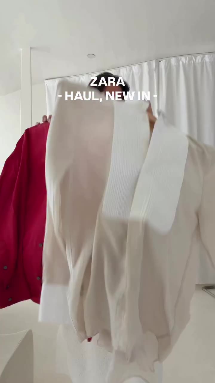 ZARA HAUL, new in!! 🤍❤️ #lifestyle #outfitoftheday #grwm #ootd #haul