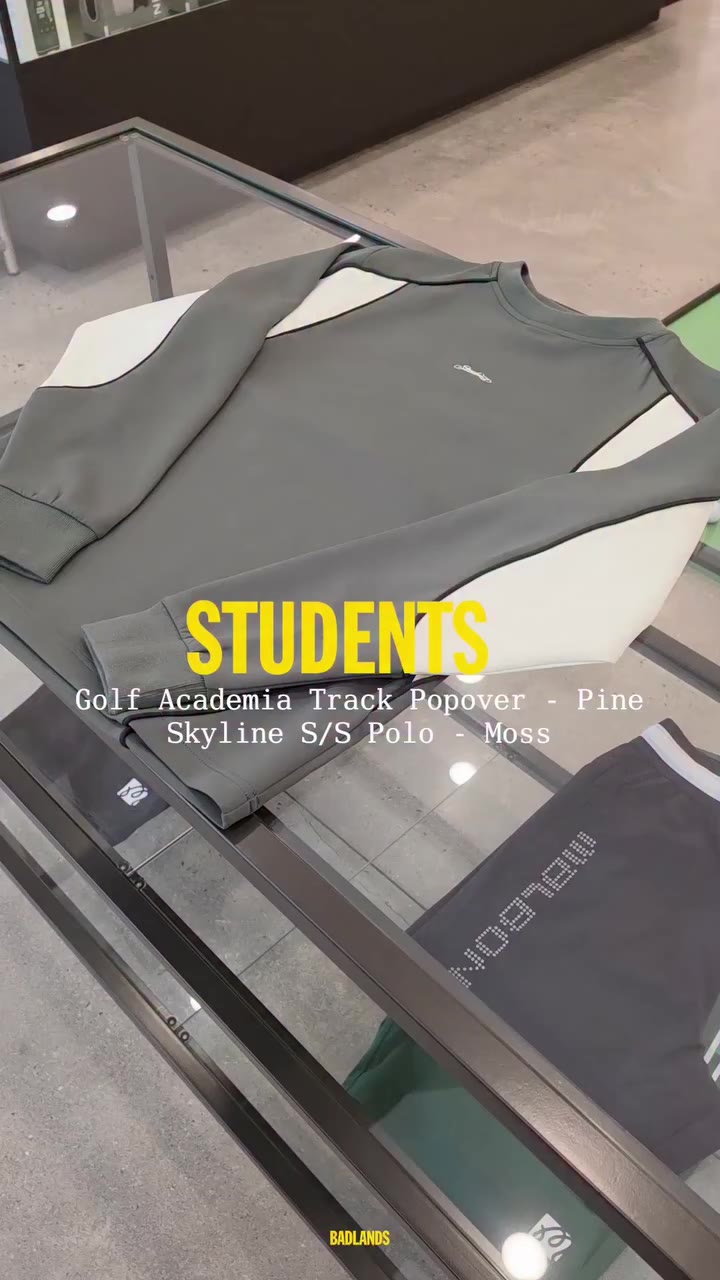 📚 STUDENTS GOLF — NEW DROP 📚 The latest from the classroom. ⛳️ 🎓 ACADEMIA…