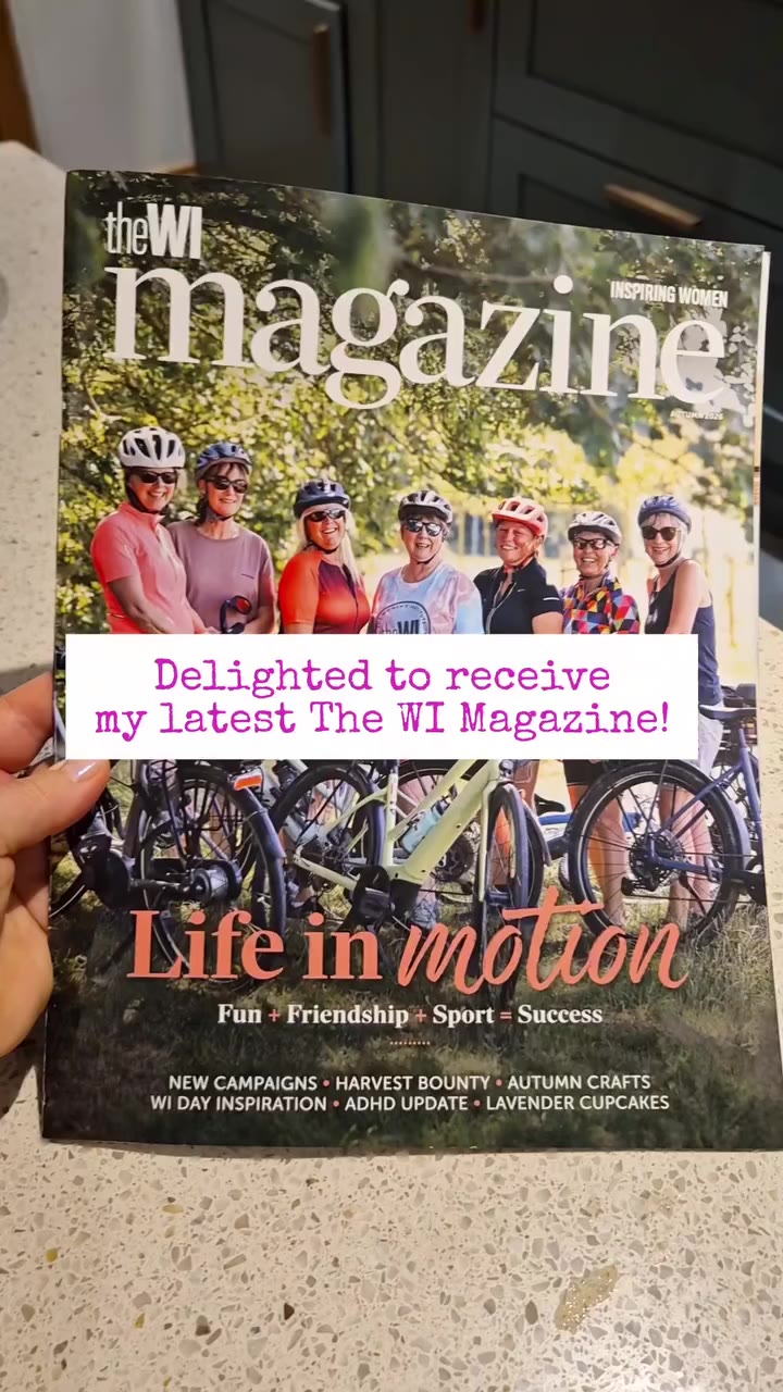 Delighted to receive my latest The WI Magazine - Autumn edition. AD Are you a…