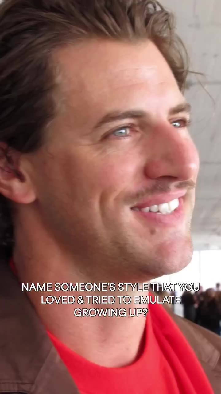 A Conversation with @mvsser at Tibi Spring 2027 Runway Jake is wearing our…