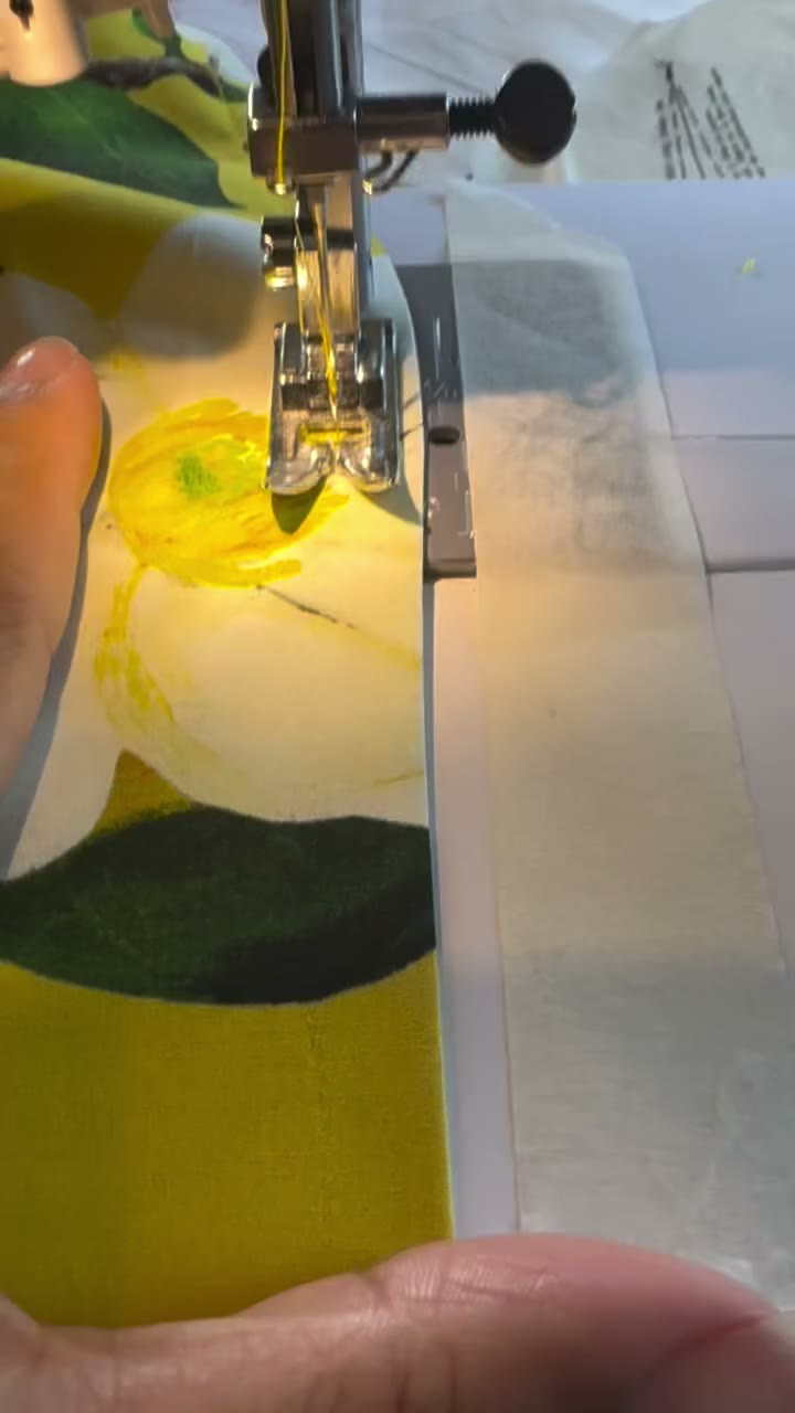 Today’s proof of life. Cut out my top fabric, and started doing French seams…