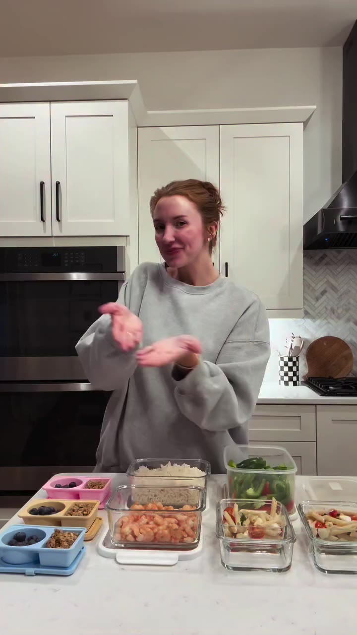 Meal prepping after the kids go to bed because it really DOESN’T take that…