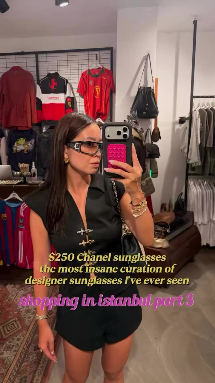 $250 vintage Chanel sunglasses - from the most curated designer sunglasses…