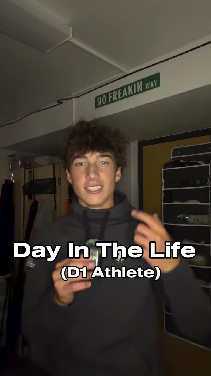 D1 Athlete Day in Life #golf #d1athlete