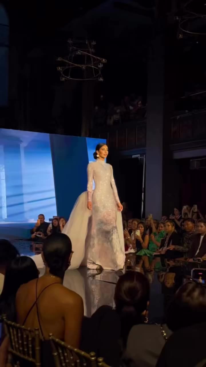 Walking for @michaelcinco5 New York Fashion Week 👗 🩵✨ #reels…