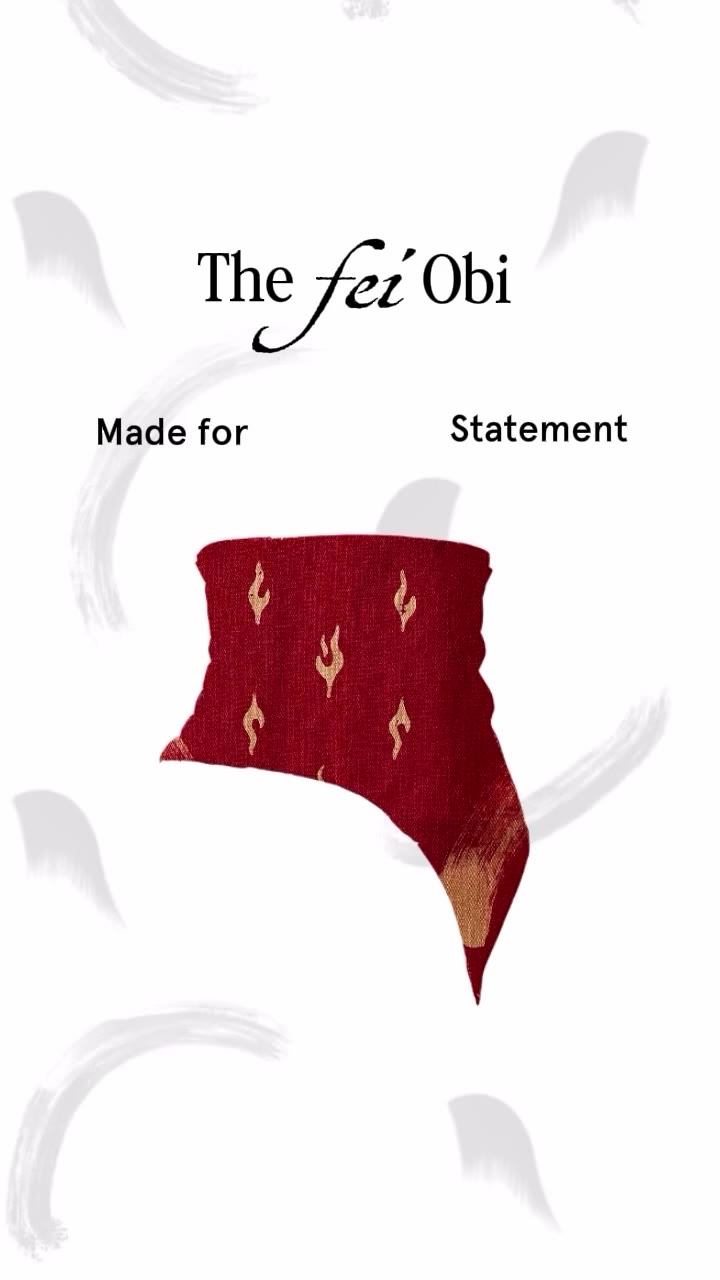 Complete your look with just one statement piece. Meet The Fei, a timeless Obi…