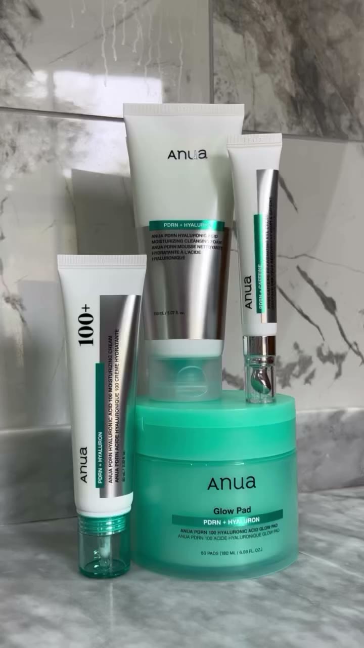 Your morning glow starts with PDRN🩵 Meet your 4-step routine for plump…