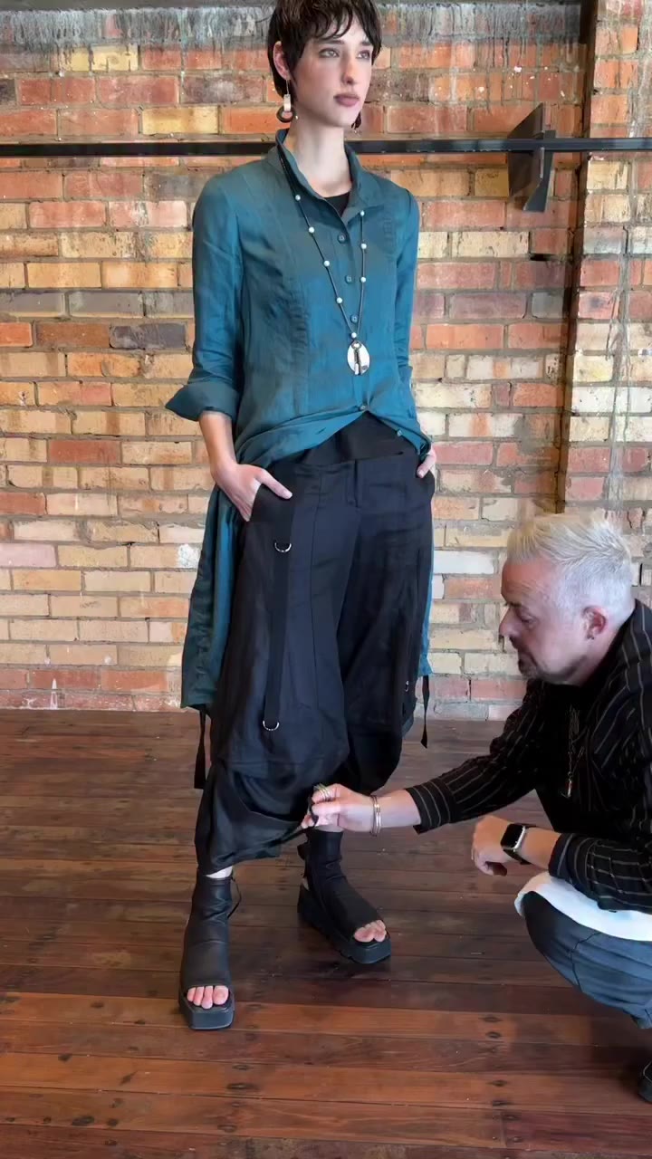 Watch the Halo Gather Dress change shape with a few gathers and ties. Pair…