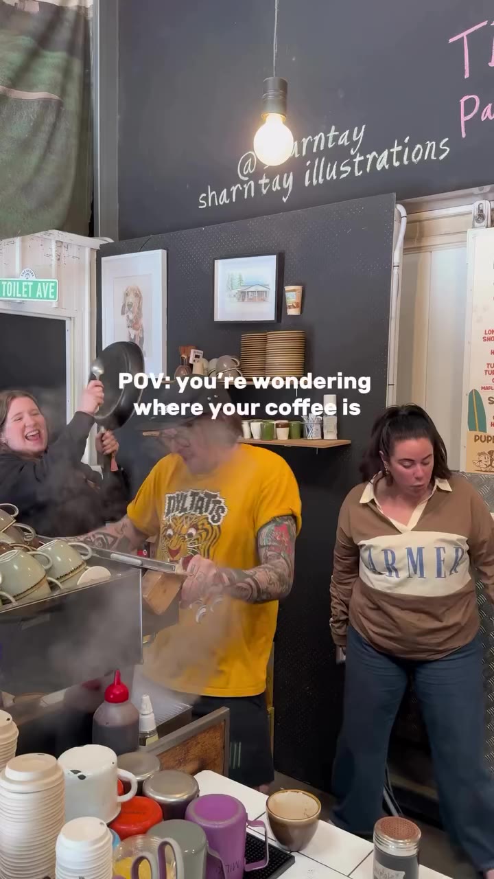 Sometimes we have a little too much fun making your coffees. Can you blame us?…