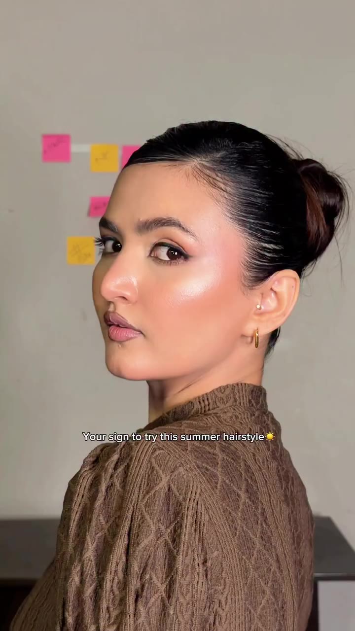 The ultimate sleek hair tutorial ✨. . . . . [hairstyle , sleek bun , tutorial…