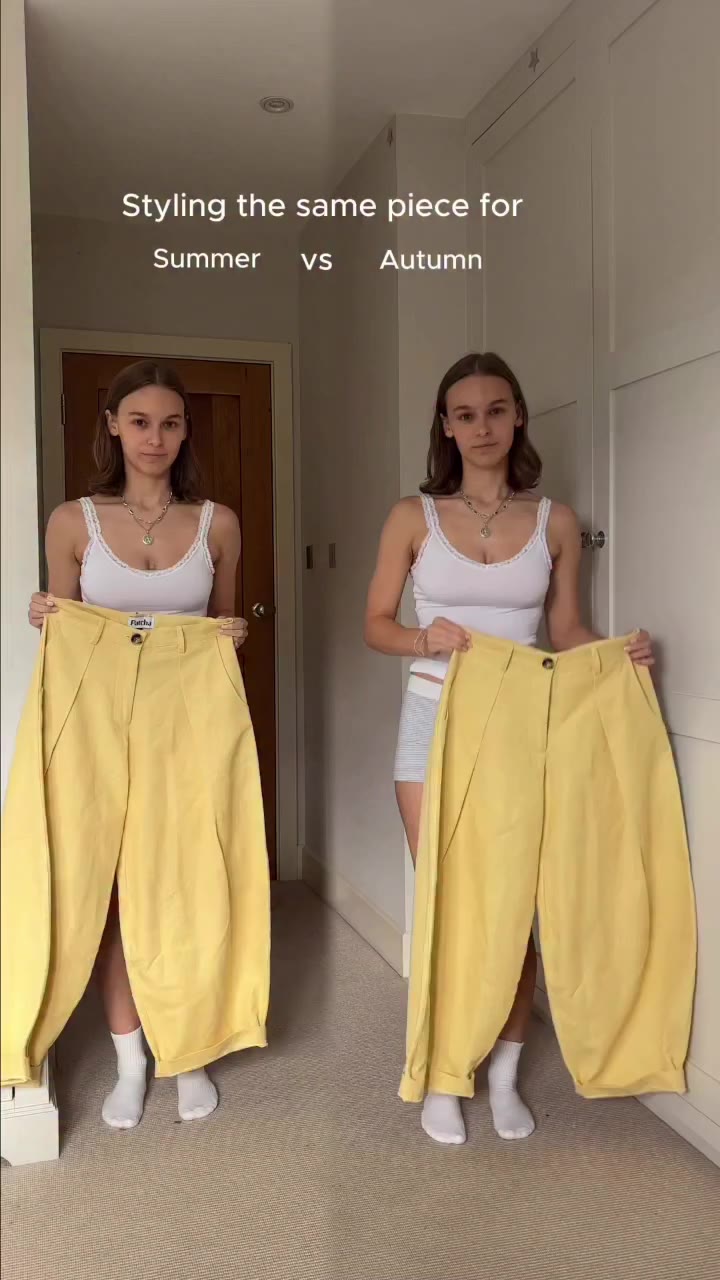 Styling the same piece for Summer and Autumn!