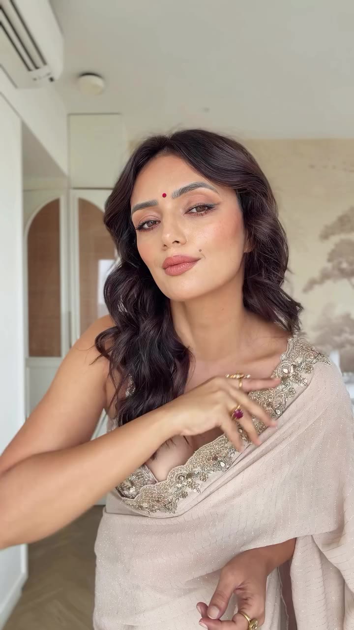 Sari season is here ✨draped in @awignaofficial (#sari style draping #rovive )