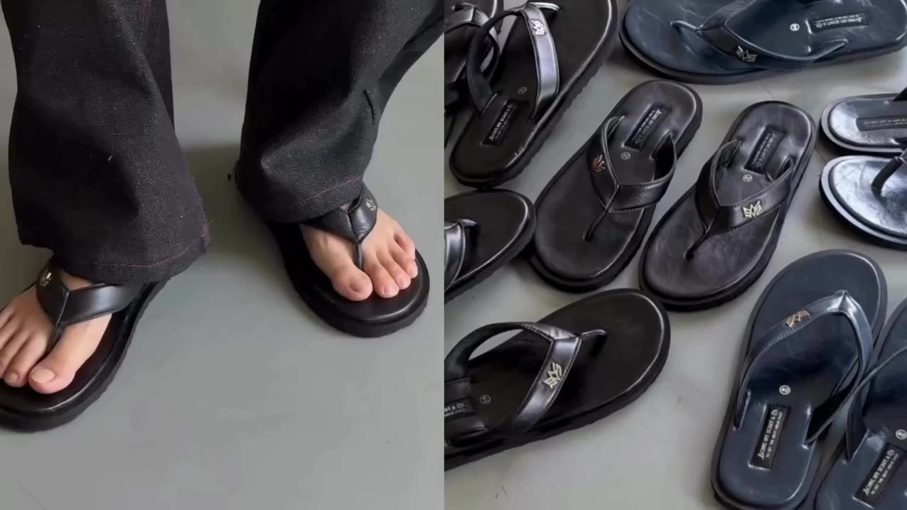 still summer isn’t it? SOS Flip Flop 🩴 #scoreoffscoot #sandal #leathercraft