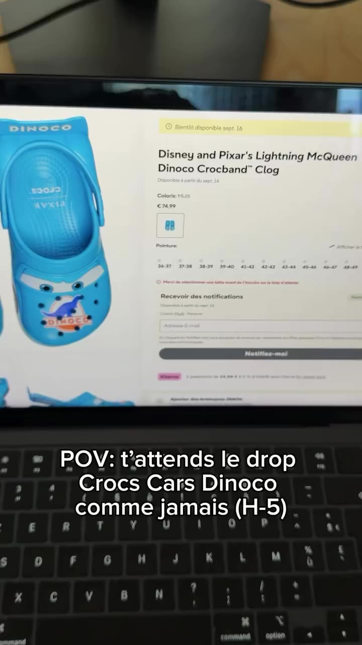 alors que je sais qu’elles vont partir plus vite que Flash Mcqueen