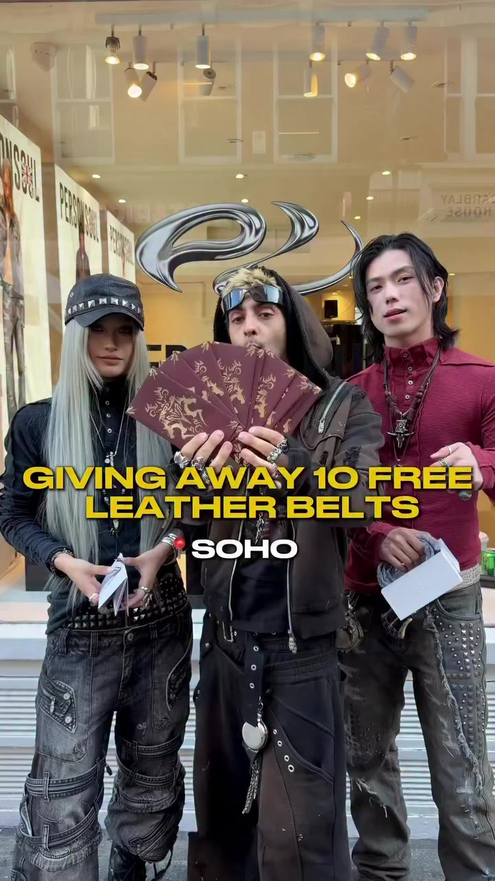 FIND THE HONGBOA, CLAIM YOUR FREE BELT IN STORE 19 d’arblay street! SOHO …