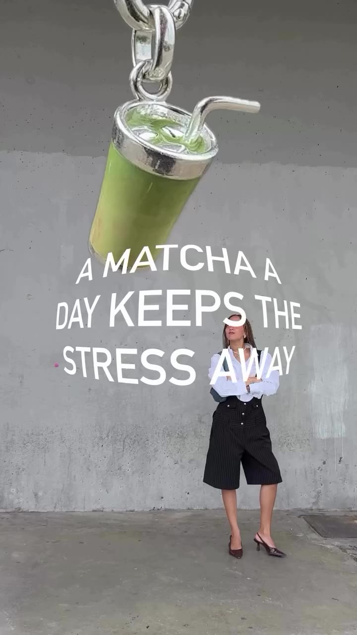 A matcha a day . . . And the matching charm, please. 🍵