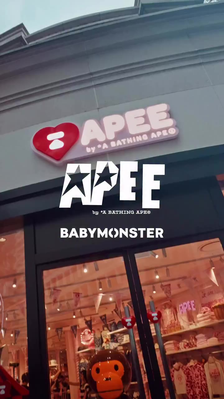 @babymonster_ygofficial TOOK OVER APEE FLAGSHIP STORE® 1881 HONG KONG We‘re…
