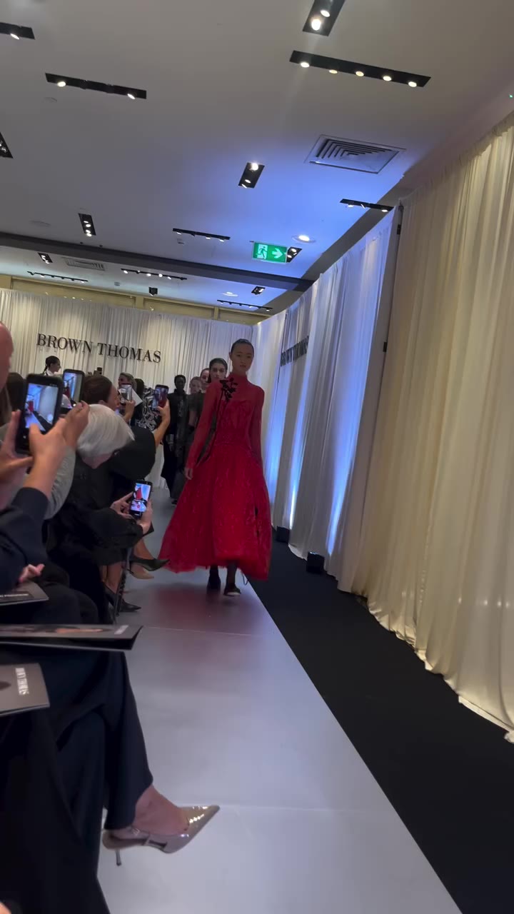 Stunning finale @officialbrownthomas A/W26 show this morning in store. #aw26…