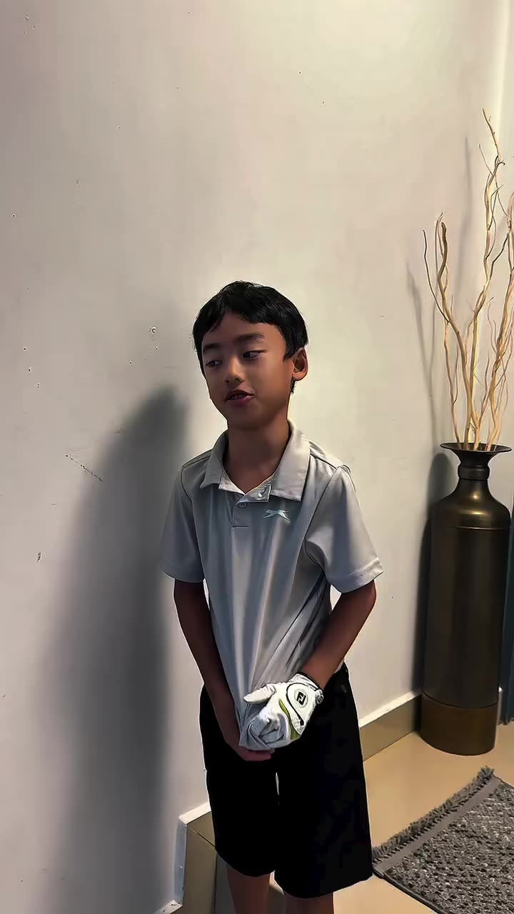 Uda with his golf hobby #mashaAllah