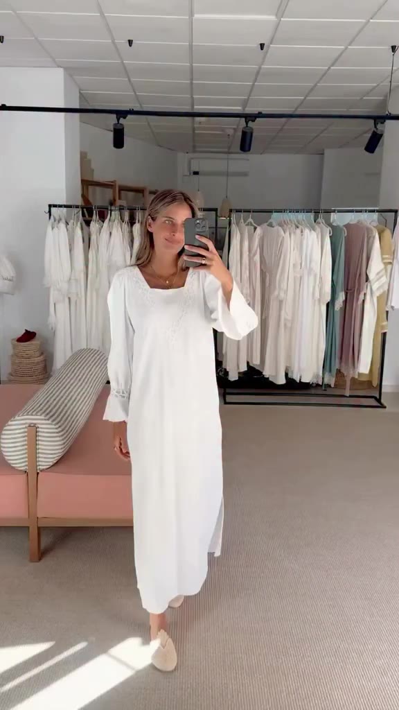 Camisón Mariana 🤍 Ideal para la temporada que llega 🍂