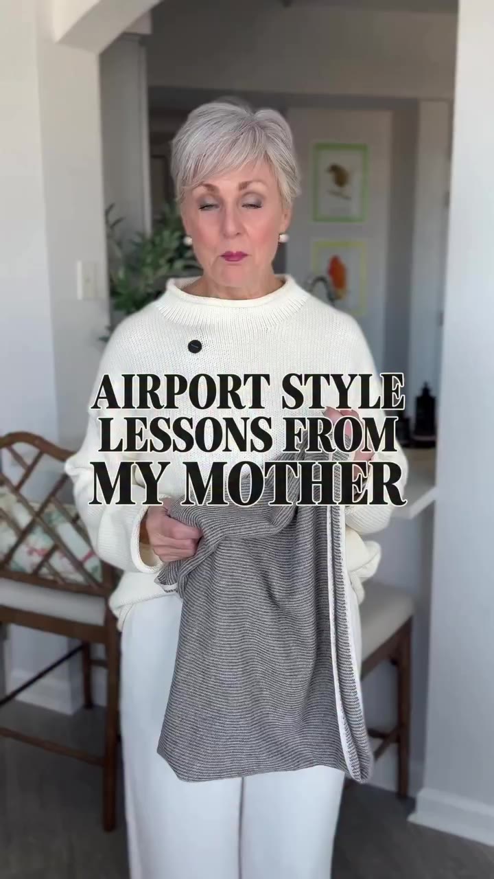My mother flew during the golden age of air travel, and she believed how you…