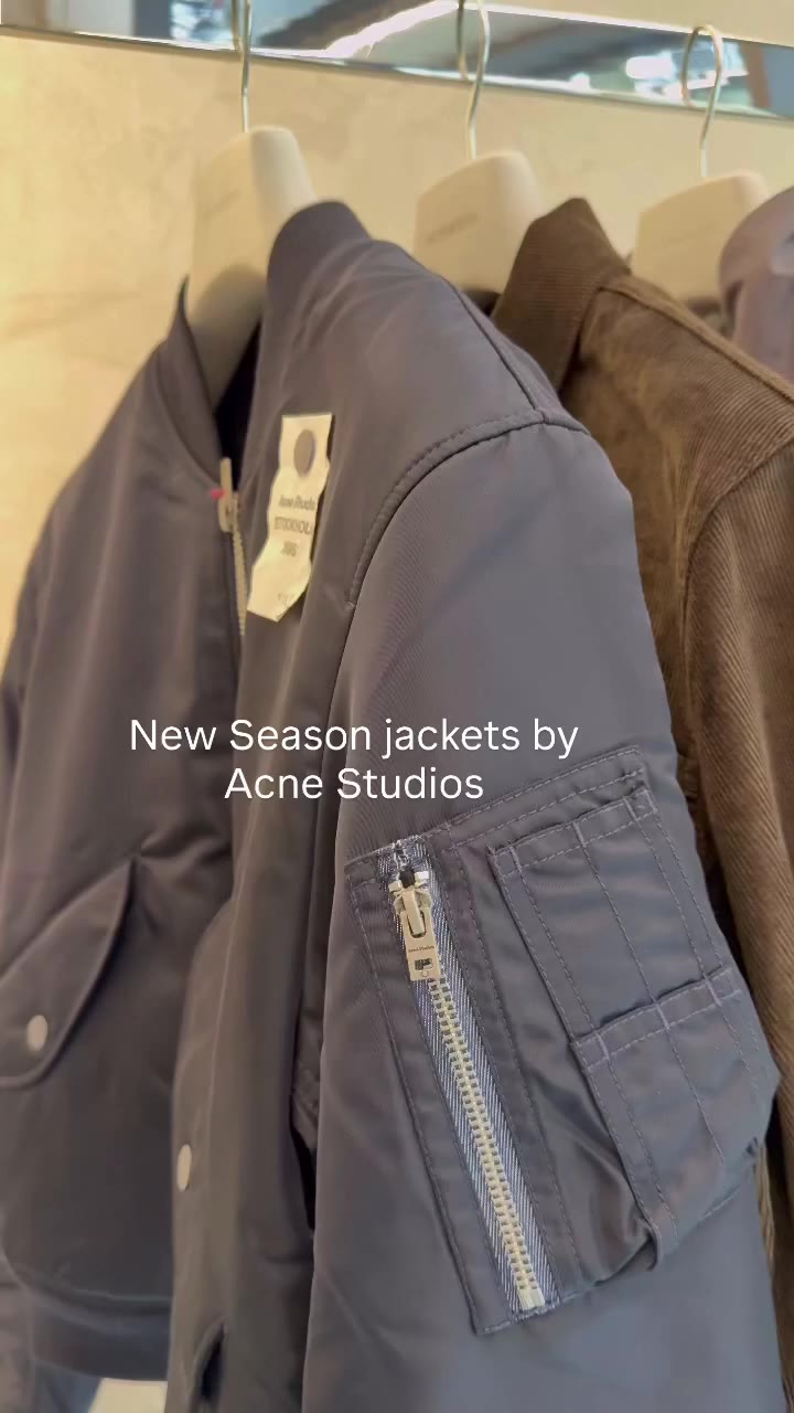 The new outerwear codes. #AcneStudios, up close. #MytheresaMen
