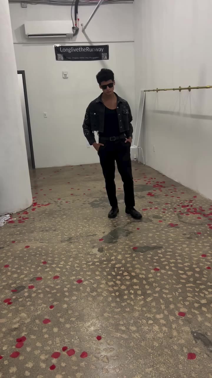 Bts #nyfw @longlivetherunway Model @abraham.a.m.p Shop GIN SOL Exclusively at…