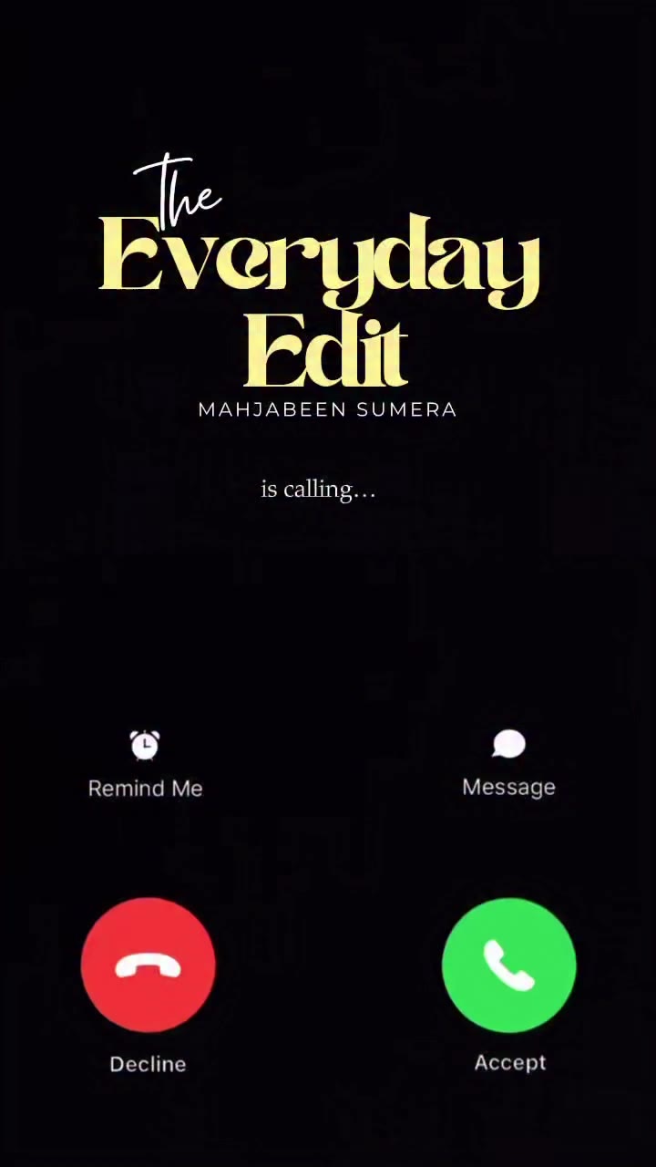 📞 Incoming call: The Everyday Edit. Effortless pieces, made for every day. 🤍…