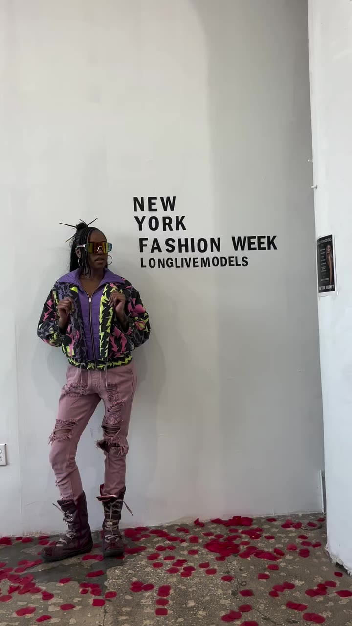#nyfw @longlivetherunway Model @jai_.bee3 Shop PURPLE XEN Exclusively at…
