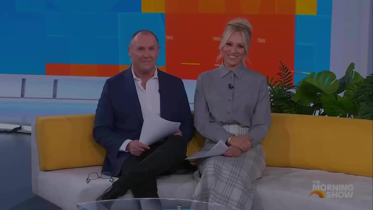 Thanks for having me ☀️ @morningshowon7 @sallybowrey7 @larryemdur