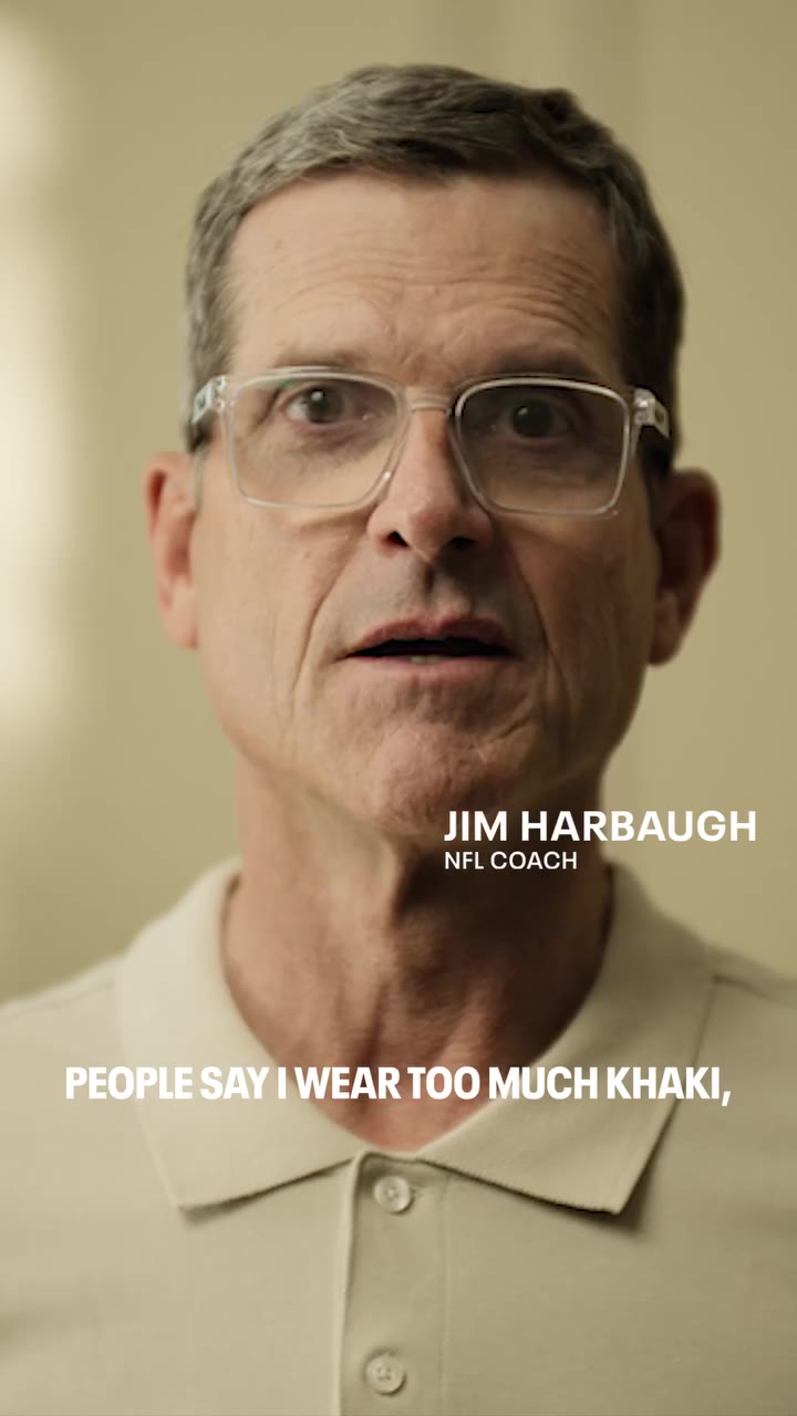 Jim Harbaugh’s Dockers. Too much khaki, or just enough? Tune in daily as we…