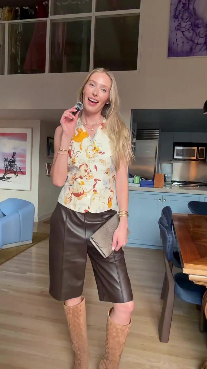 A fun look from last week featuring Hermès’ iconic Zodiac print, first…