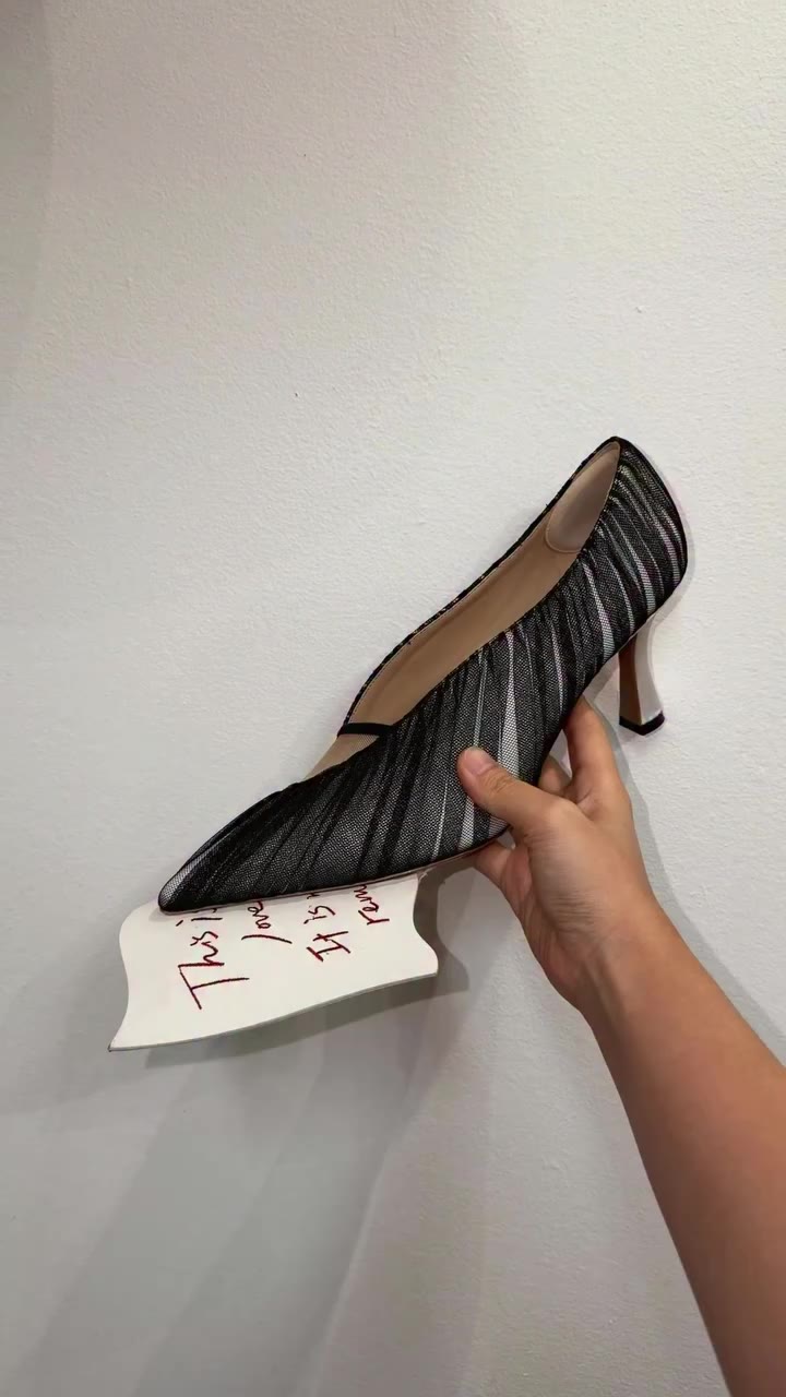 “This is not a love letter. It is what remains of one…” SS27 Love Letter Shoe 💌