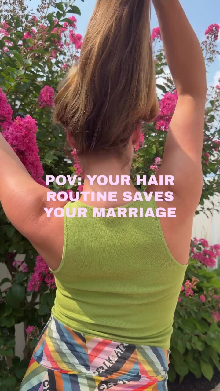 Postpartum shedding can be a lot 😅 When your ponytail feels half as thick and…