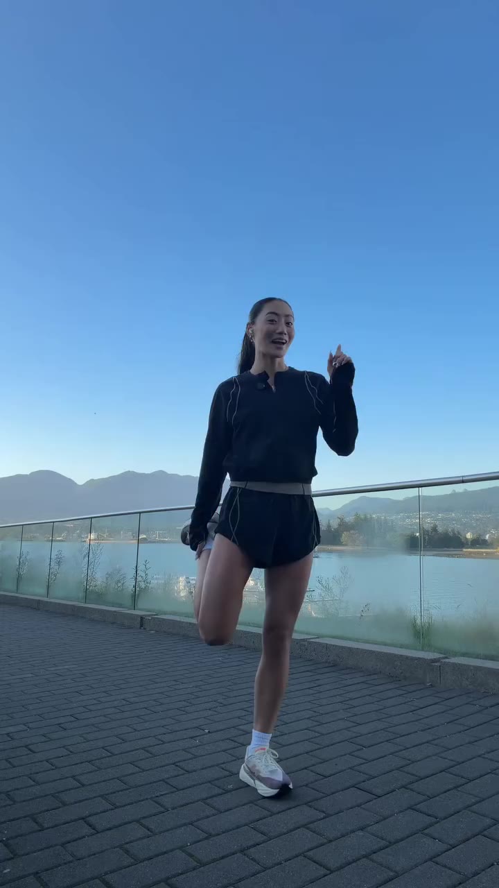 Long run day with @alyssaeng_ and she still looks cute at the end of…