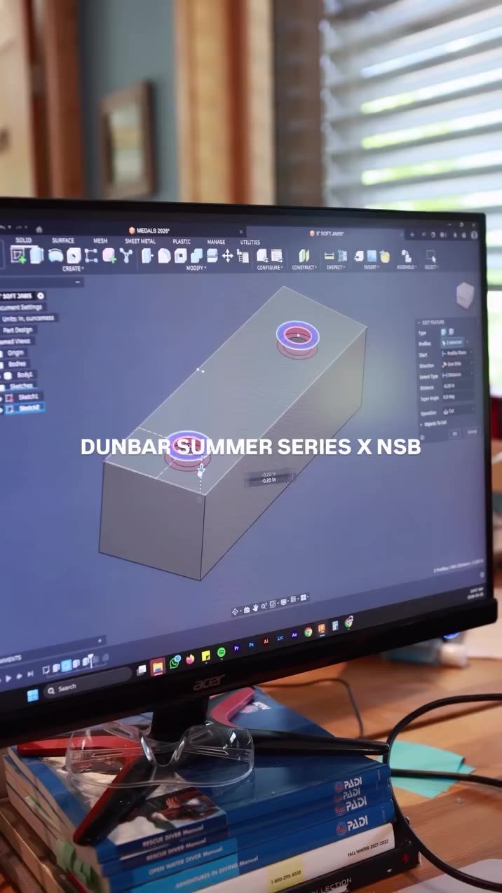 Dunbar Summer Series × NSB Before the medals could be made, we had to figure…