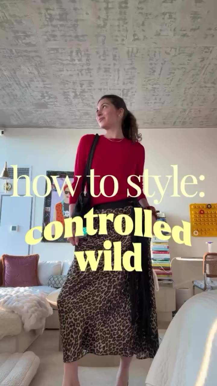How to style animal print for fall🐅🍂 Steal my formula for the next time you…