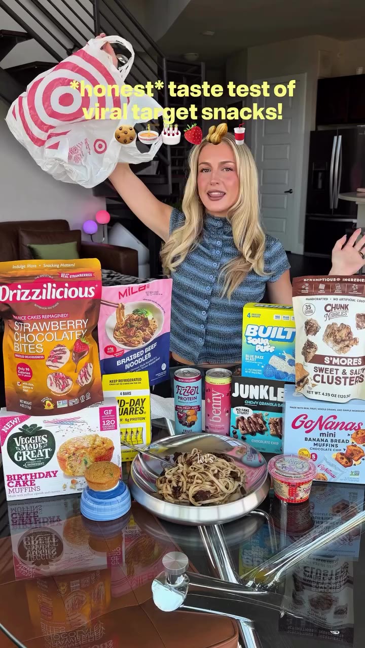 we’re back for another TASTE TEST of the HEALTHY-ISH snacks from target!!!…