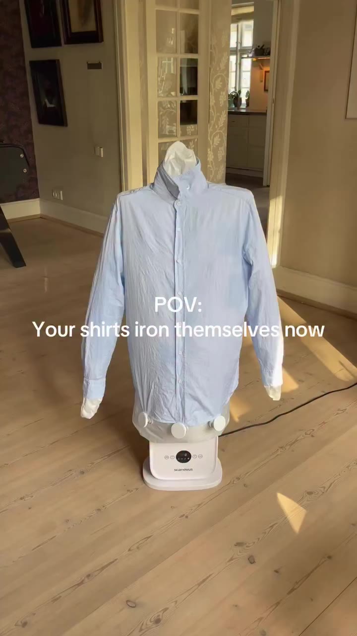 Automate your ironing and spend your time on the things that matter more ⏳👔…