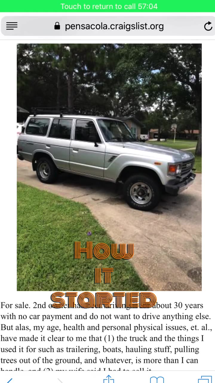 Just a look back on some of the progress on the 1985 fj60 🤩 #diycars #fj60…