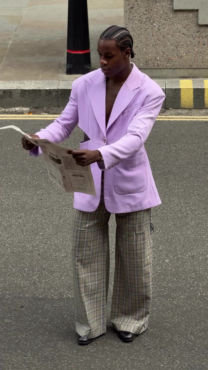 LWF 💜 #londonfashionweek #fashionweek #mensfashion #fitspo #ootd