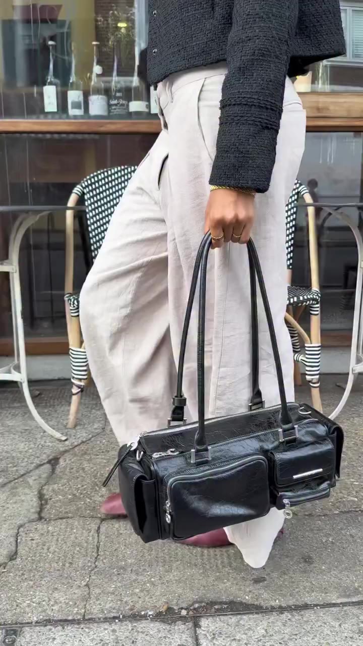my camera bag + my night out bag + everyday bag all in one🖤 @aeststudios…